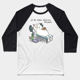 Dapper Cat Fitness Protection Baseball T-Shirt